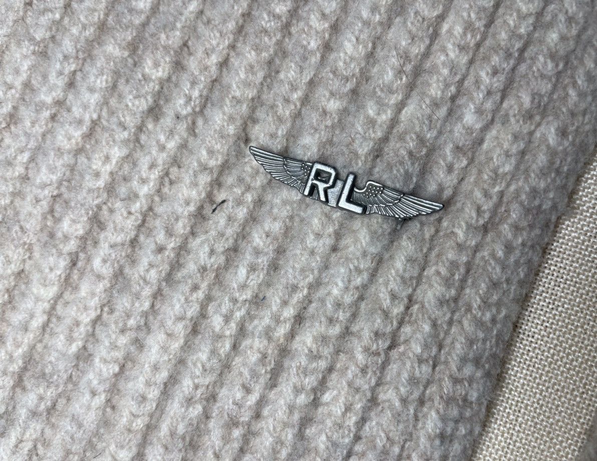 Polo Ralph Lauren × RRL Ralph Lauren × Ralph Lauren Polo Ralph Lauren beige knit wool scarf Size ONE SIZE - 5 Thumbnail