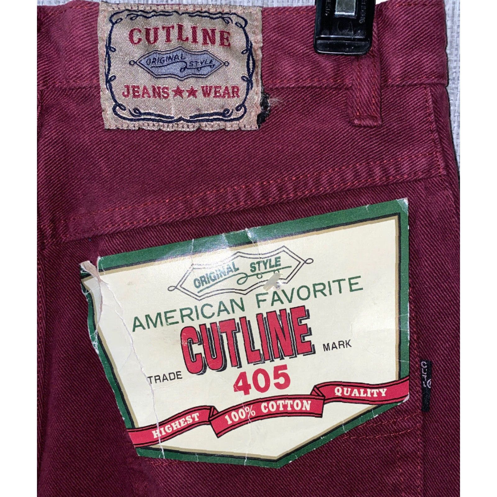 Vintage VINTAGE Vtg 1980’s Cutline Jean Wear Mens Red Easy Fit Zip Fly Shorts NWT Size 28 Regular Mens Red Casual Shorts Size US 28 / EU 44 - 5 Thumbnail