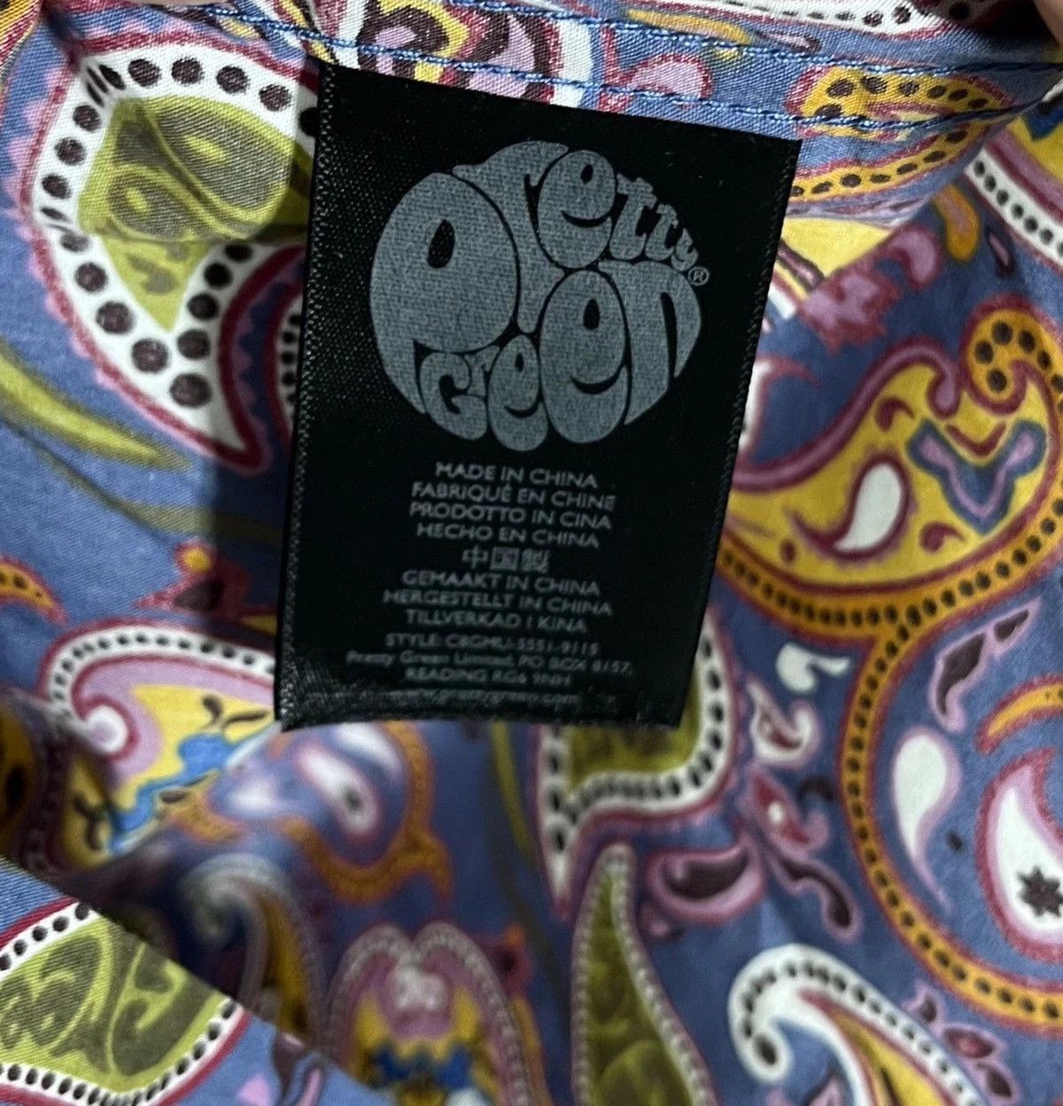Pretty Green Pretty Green Men Paisley Button Shirt Classic Fit S Size US S / EU 44-46 / 1 - 6 Thumbnail