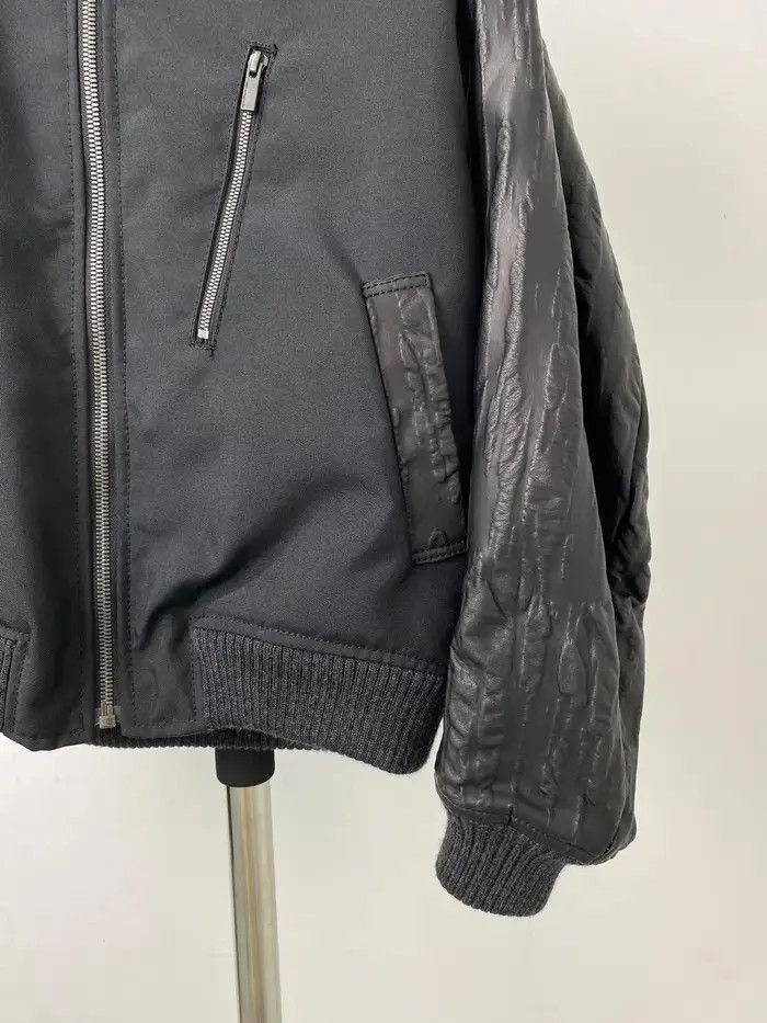 Issey Miyake Issey Miyake Issey Miyake leather sleeve bomber-2506 Size US S / EU 44-46 / 1 - 3 Thumbnail