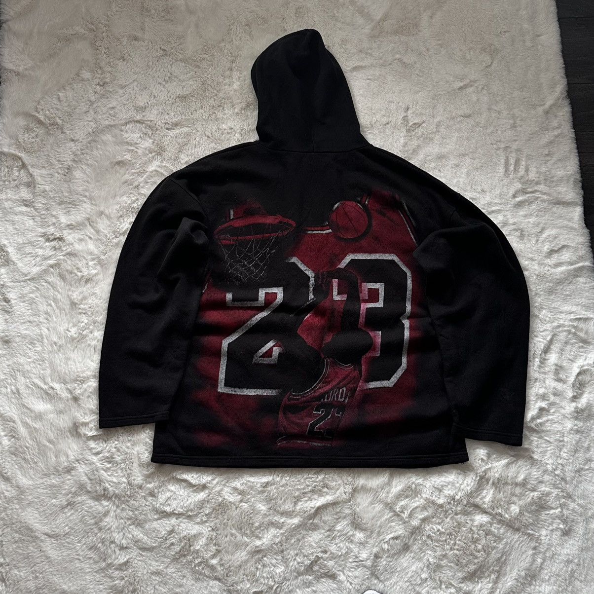 Vintage Vintage hoodie Michael Jordan full print 80s 90s Size US M / EU 48-50 / 2 - 6 Thumbnail