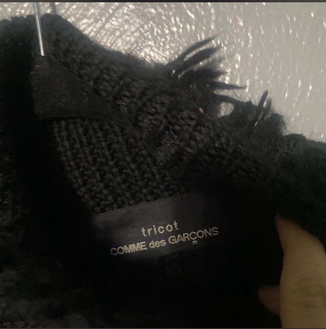 Comme des Garcons COMME DES GARCON TRICOT FRINGED KNITTED SWEATER Size US S / EU 44-46 / 1 - 3 Thumbnail
