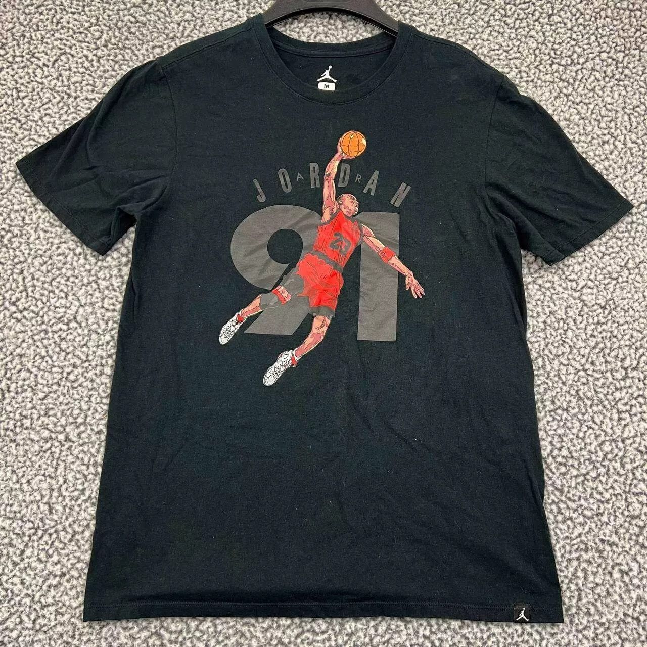 Jordan Brand Air Jordan 91 Shirt Men Jumpman Short Sleeve Crew Neck M Size US M / EU 48-50 / 2 - 1 Thumbnail