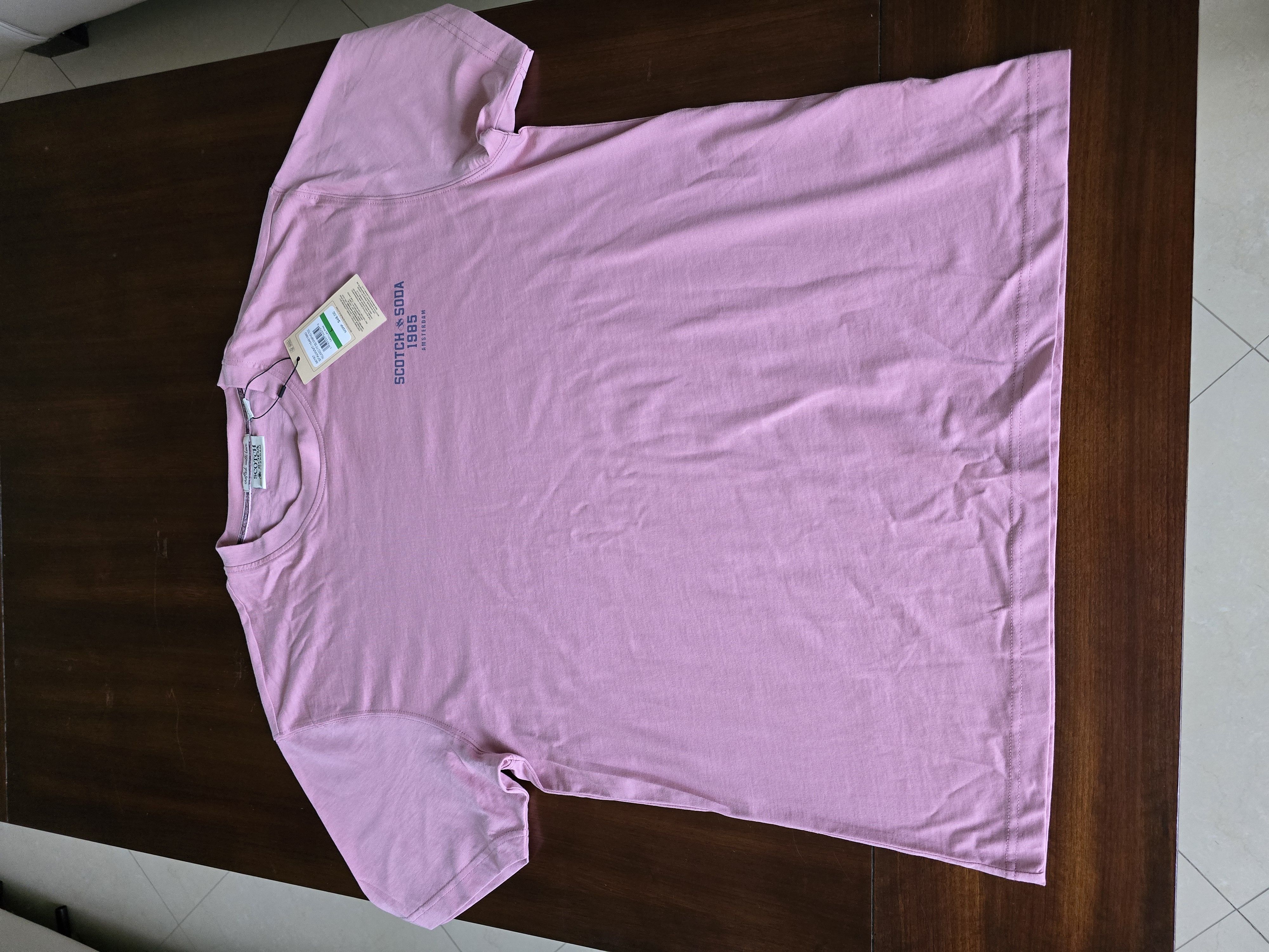 Scotch & Soda Scotch & Soda 1985 Amsterdam T Shirt New Size L Salmon Pink Size US L / EU 52-54 / 3 - 2 Thumbnail