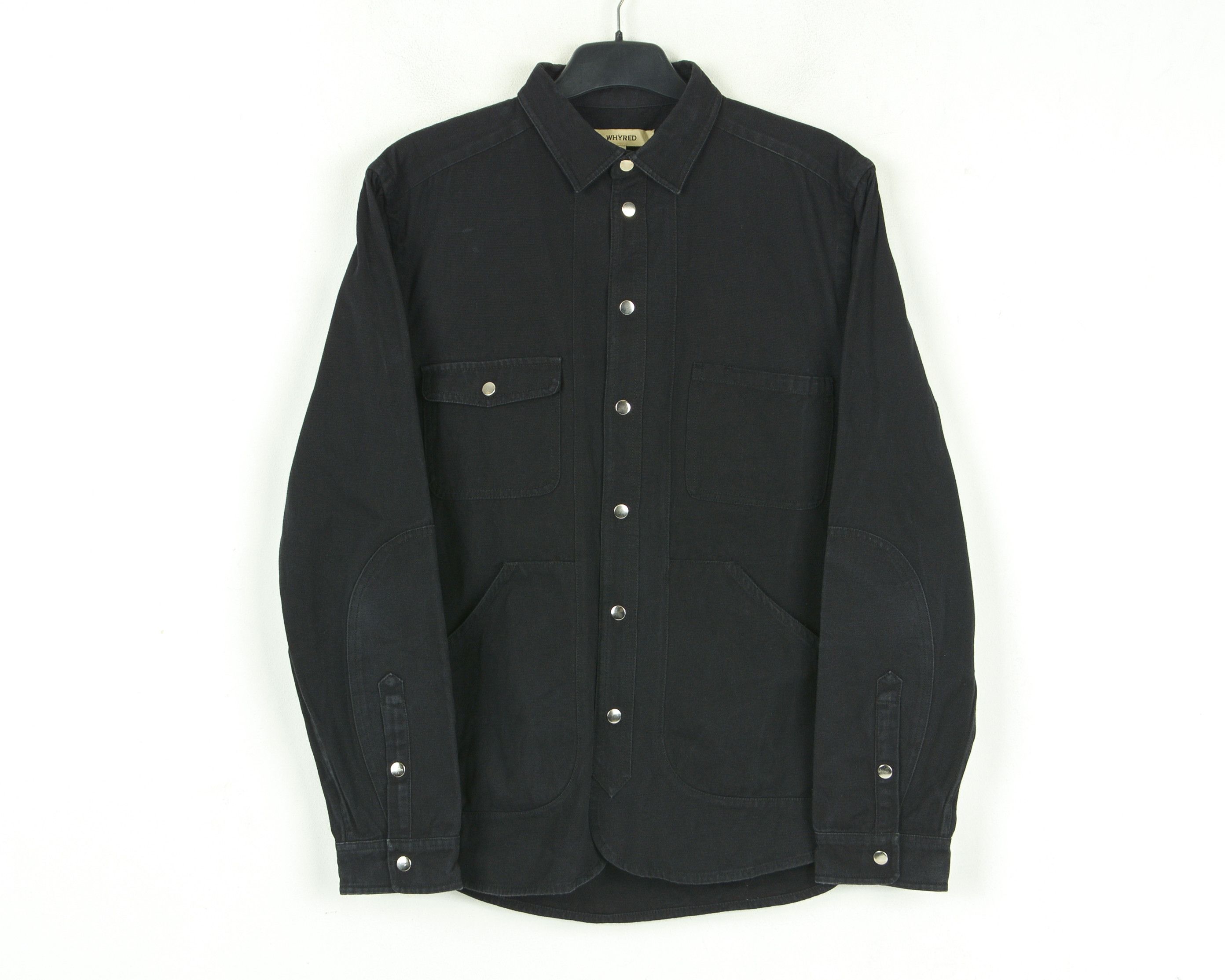 Whyred Mario Solid 46 over Shirt Jacket Black Casual Jacket XS S Size US S / EU 44-46 / 1 - 1 Thumbnail