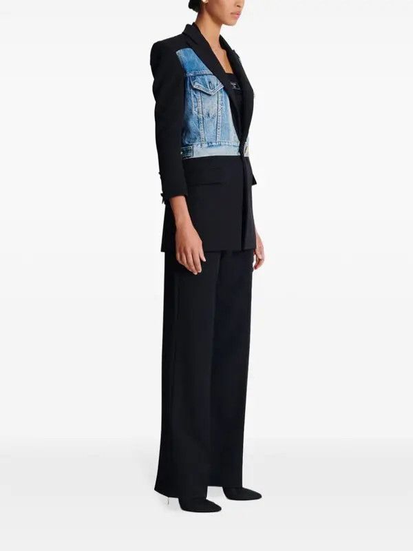 Balmain o1s1wg111225 Panelled Blazer in Black Size S / US 4 / IT 40 - 5 Thumbnail