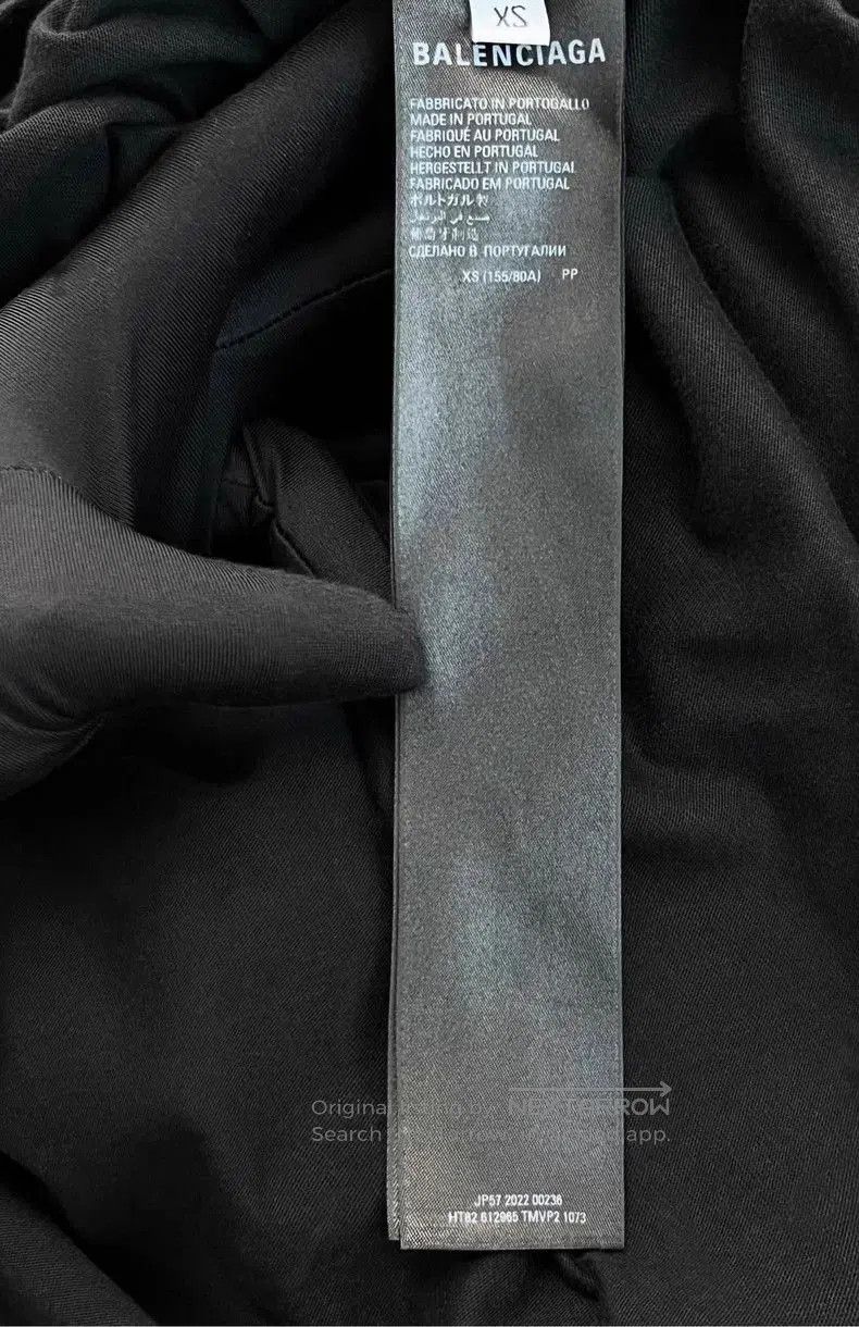 Balenciaga Balenciaga Black Crystal Lock Short Sleeve. Size US XS / EU 42 / 0 - 2 Thumbnail