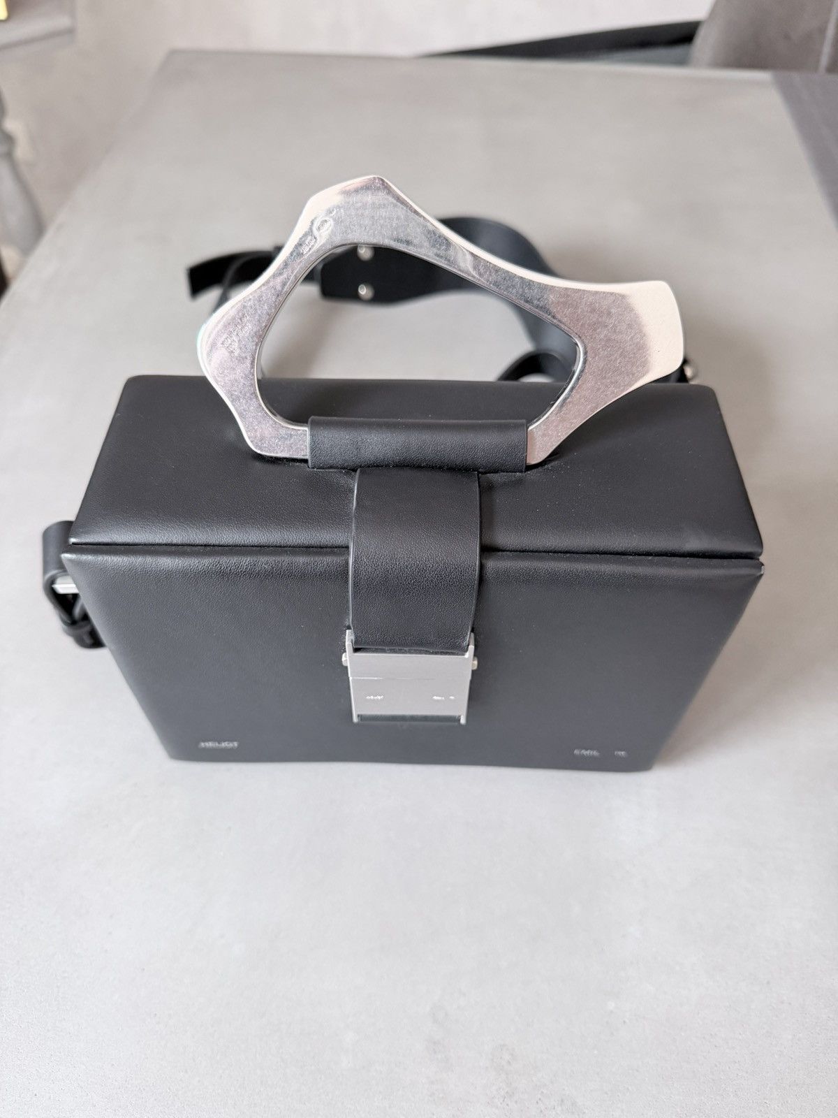 Heliot Emil Solely Box Bag in Black, Men's — image 3 of 6