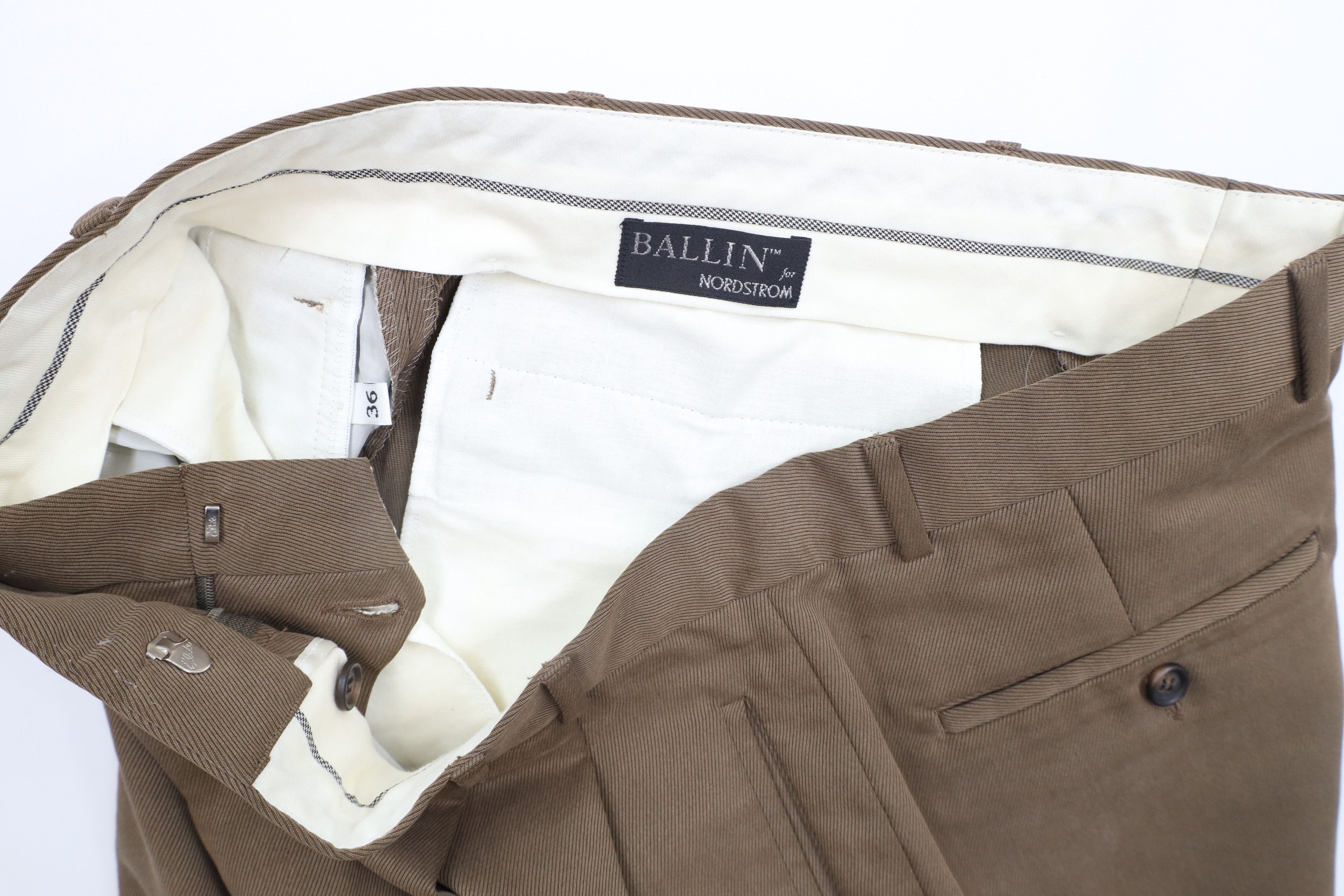Vintage Vintage 90s Ballin Rayon Microfiber Pleated Wide Leg Pants Size US 36 / EU 52 - 7 Thumbnail