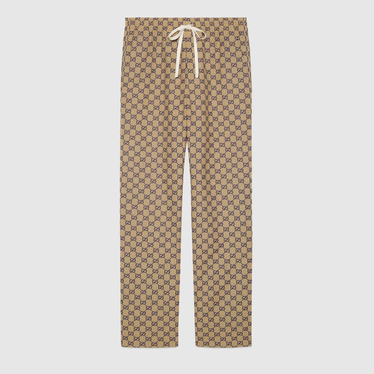 image of Gucci Pants Workwear Cargo Monogram Logo ‎658090 Z8Aov 9078 in Beige, Men's (Size 36)
