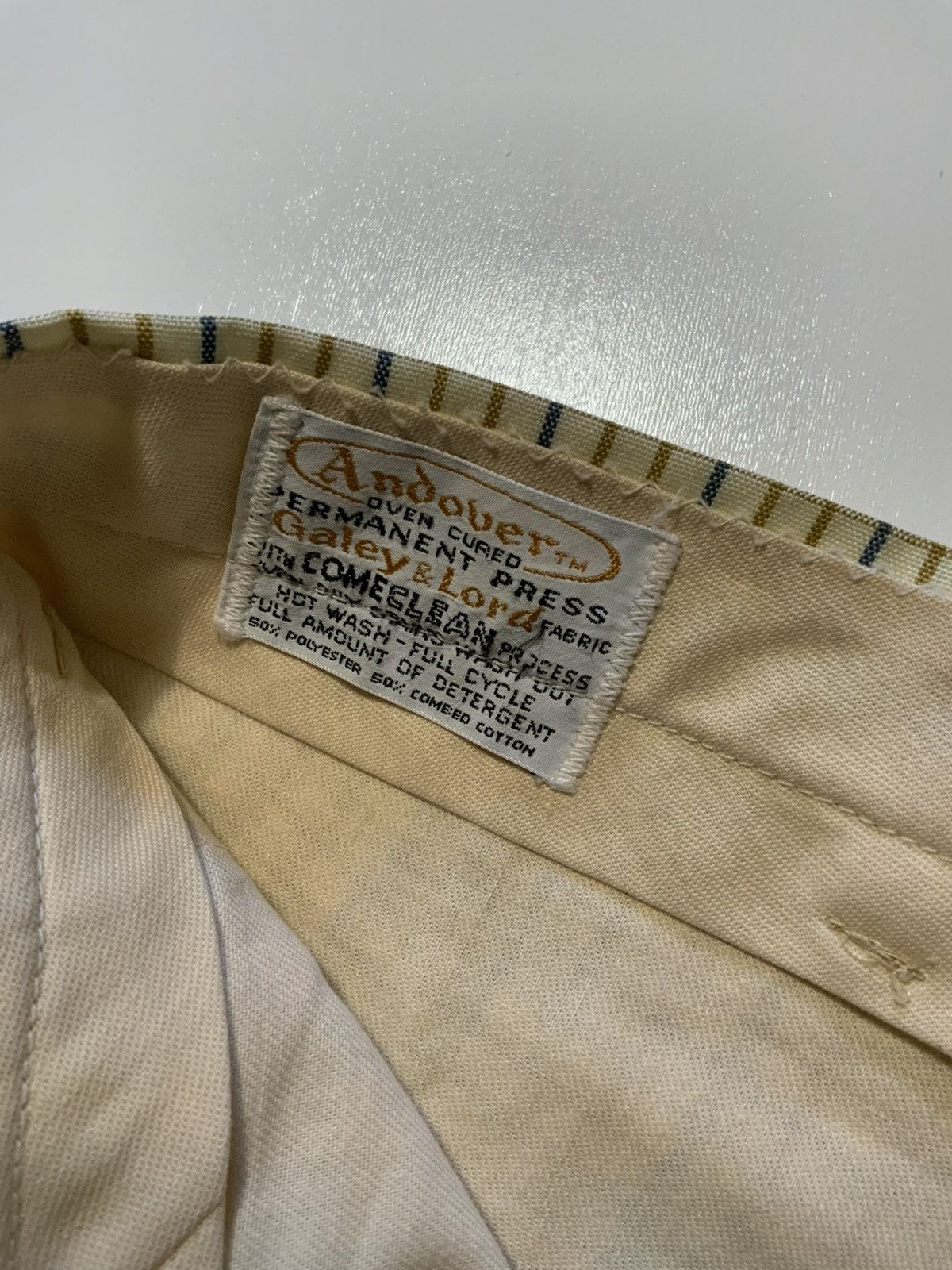 Vintage 60s 70s Andover Shop Galey & Lord Gripper Zip Plaid Shorts Size US 38 / EU 54 - 4 Thumbnail