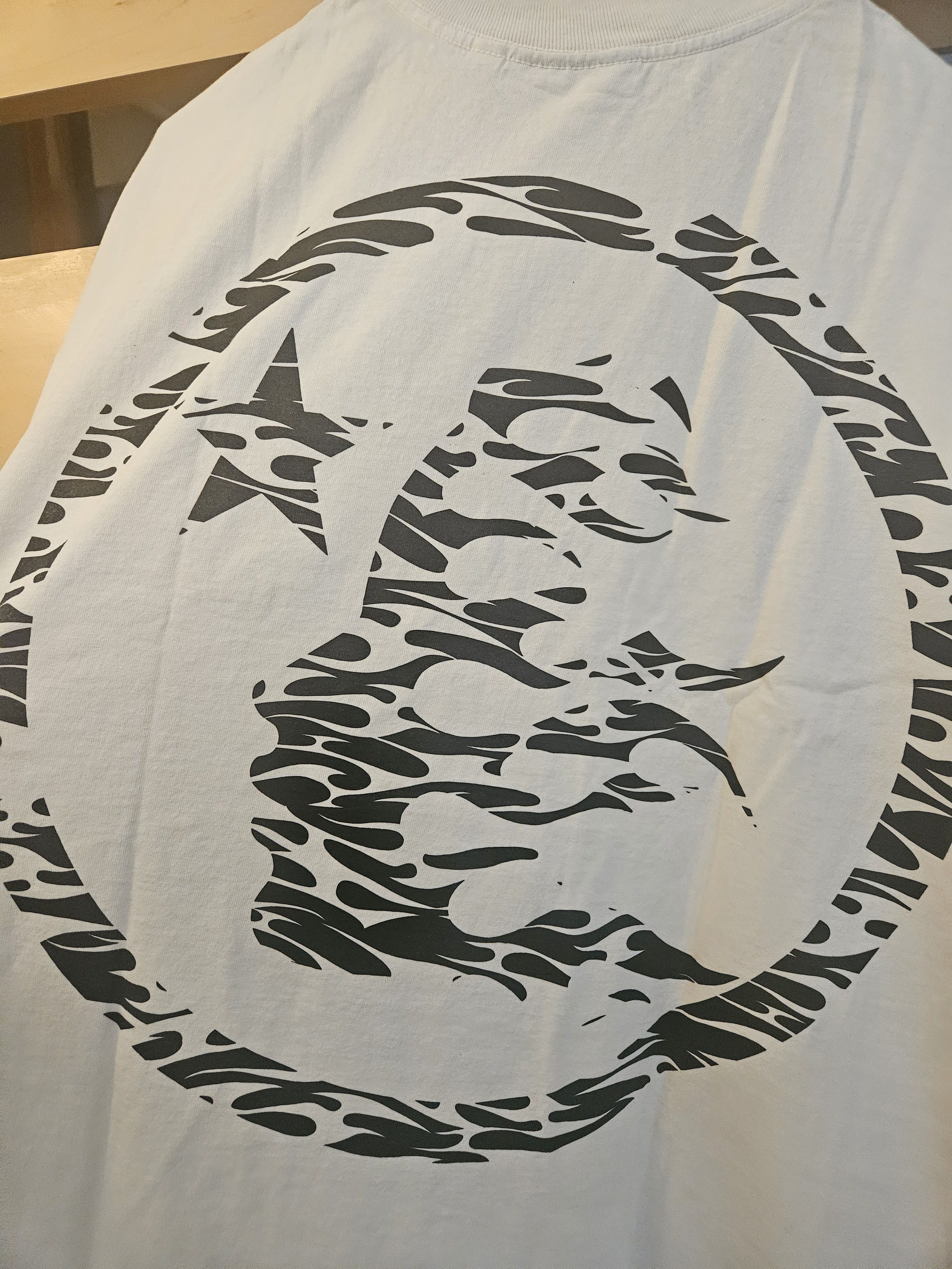 HELLSTAR Tribal Classic Logo White T Shirt Size US L / EU 52-54 / 3 - 3 Thumbnail
