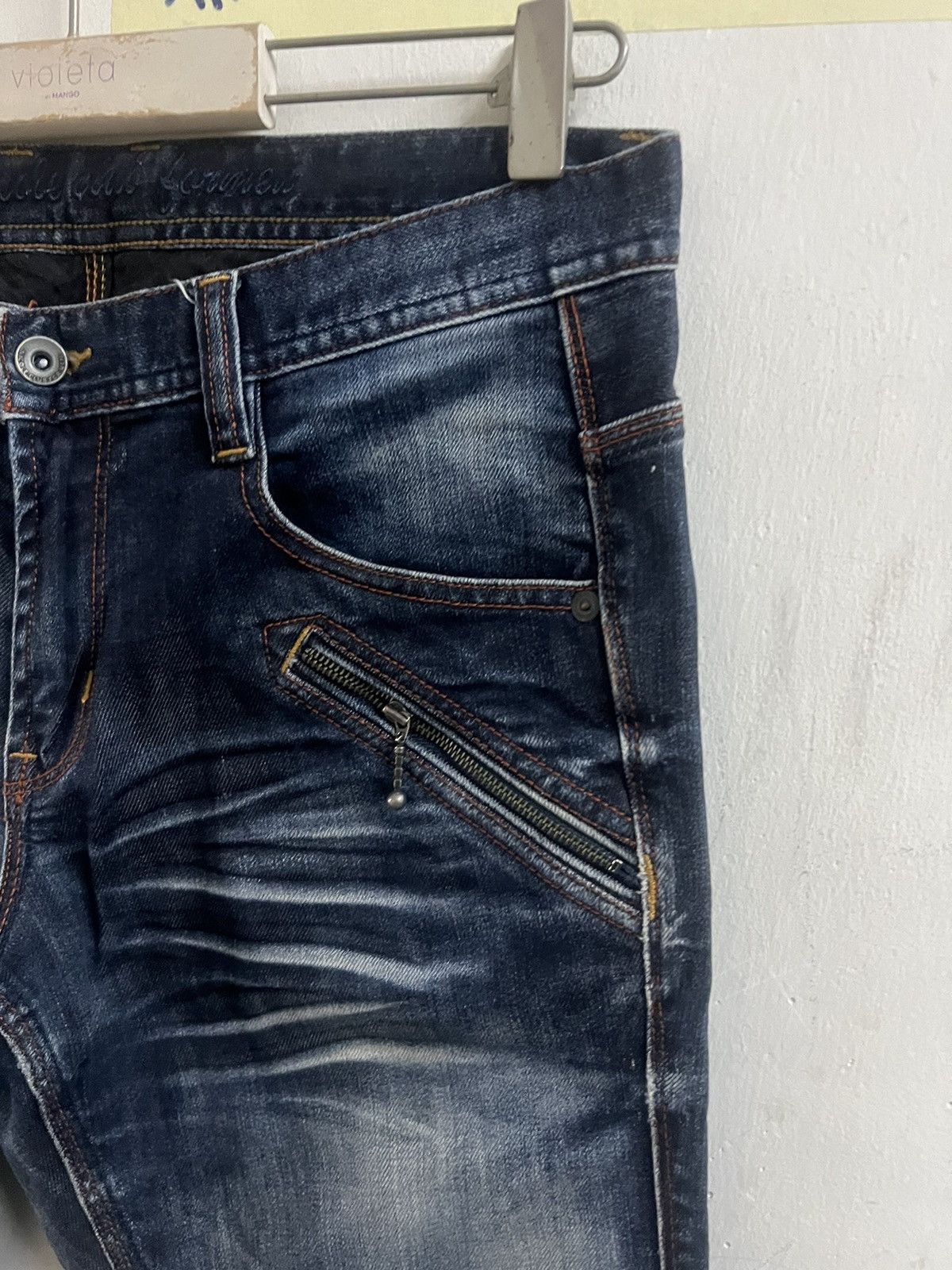 Japanese Brand × Vintage VINTAGE Y2K NICOLE CLUB DISTRESSED DENIM PANT Size US 32 / EU 48 - 8 Thumbnail