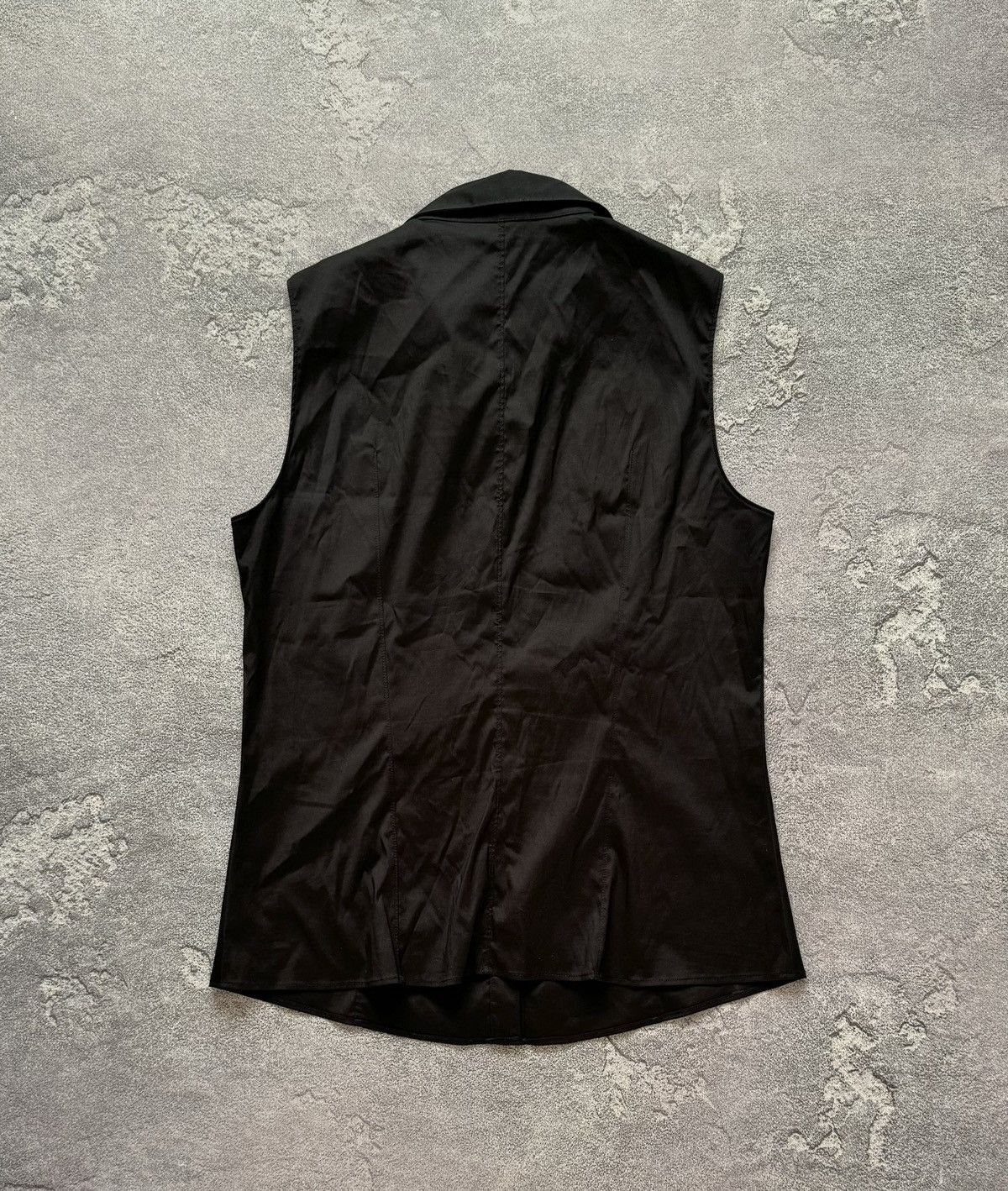 Akris × Designer Akris punto USA10/F42 black top sleeveless blouse shirt vest Size M / US 6-8 / IT 42-44 - 12 Thumbnail