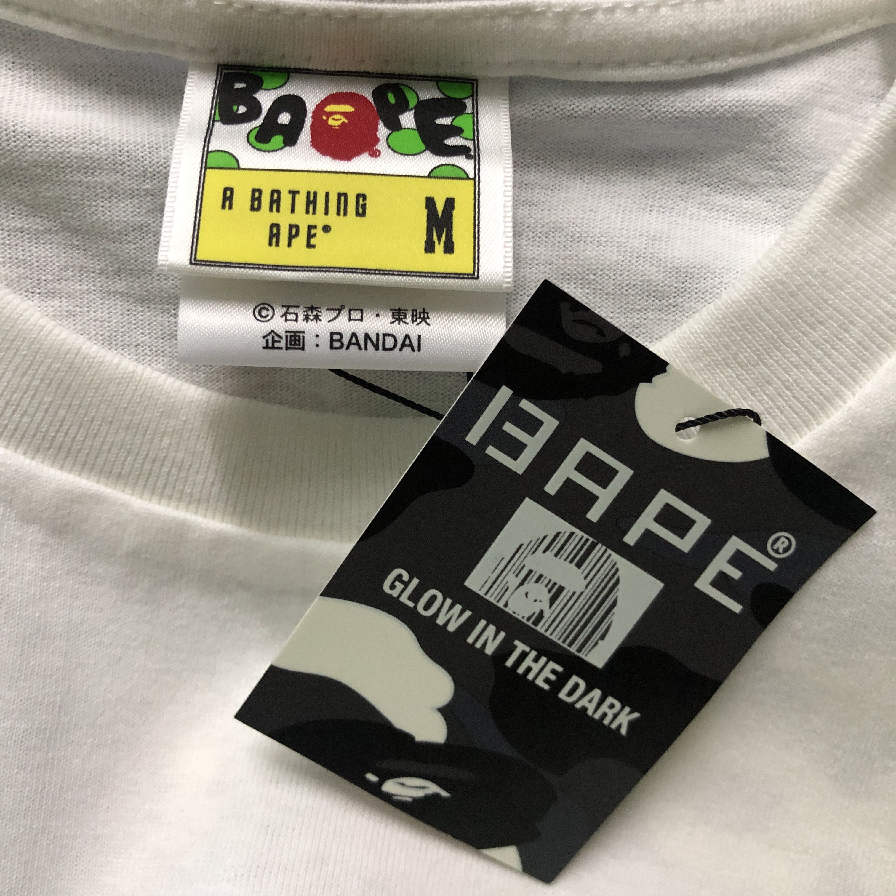 Bape A Bathing Ape x Kamen Rider Glow In The Dark Tshirts Size US M / EU 48-50 / 2 - 4 Thumbnail