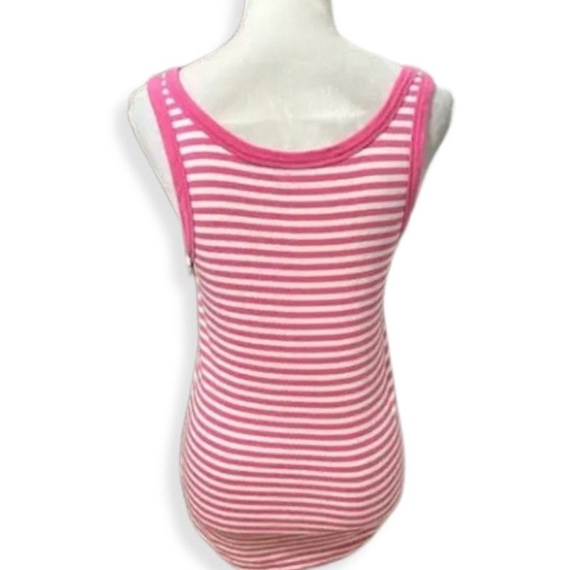 Other Caslon Tank Top Striped Sleeveless Pink White W Small NWOT Size S / US 4 / IT 40 - 4 Thumbnail