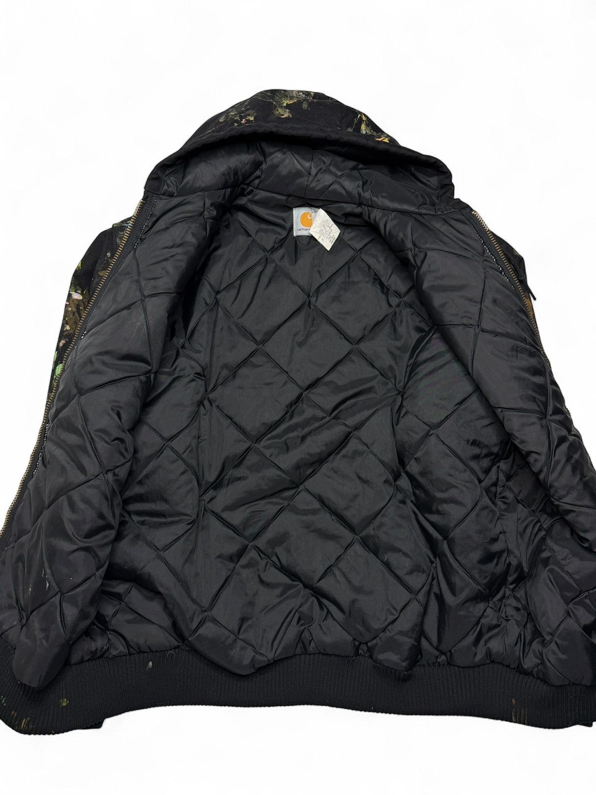 Carhartt Vintage Black JQC05 Carhartt Paint Splatter Jacket Size US XL / EU 56 / 4 - 6 Thumbnail