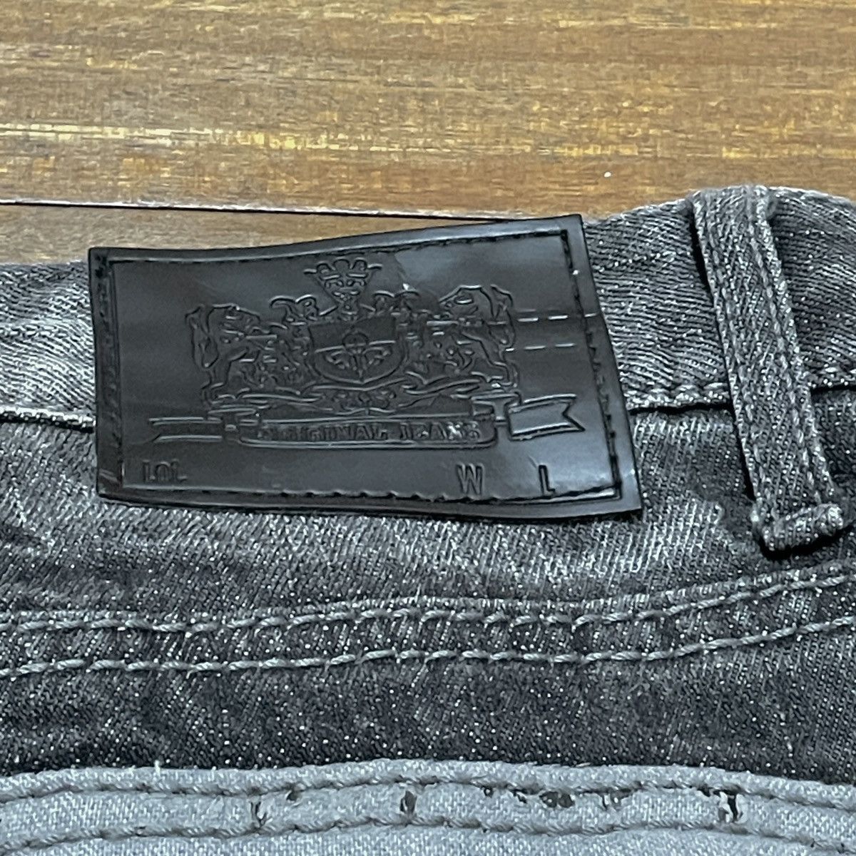 If Six Was Nine Rare Design Vintage Japanese Brand Distressed Jeans 2000s Size US 31 - 9 Thumbnail