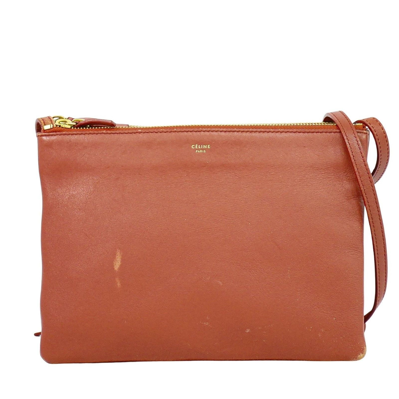 Celine Celine Trio Crossbody Bag Leather Size ONE SIZE - 1 Thumbnail