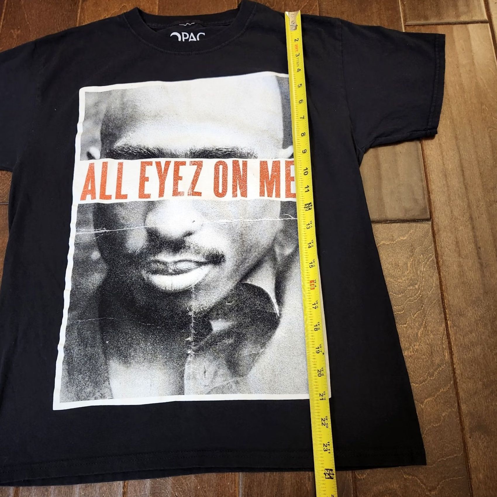 Vintage Tupac All Eyes On Me T Shirt Hip Hop Men’s S Black Crew Neck Short Sleeve Cotton Graphic Print Size US S / EU 44-46 / 1 - 6 Thumbnail