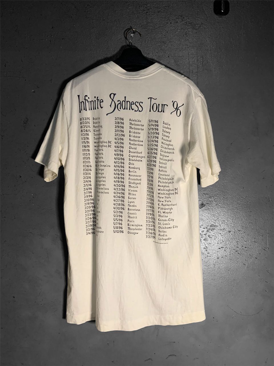 Band Tees × Vintage 90's The Smashing Pumpkins Ifnite Sadness 1996 Tour Size US L / EU 52-54 / 3 - 3 Thumbnail