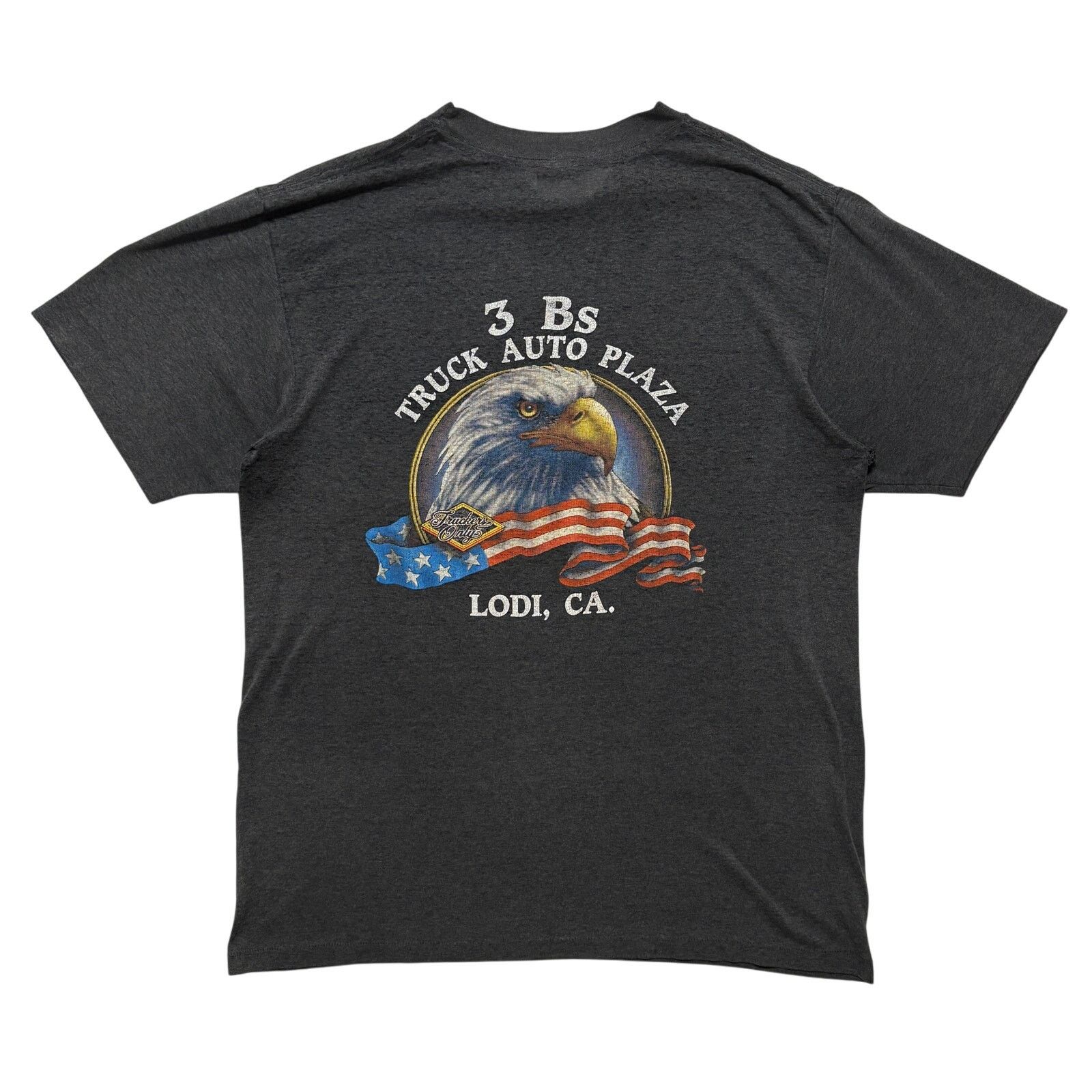 Harley Davidson VTG 80s 3D Emblem Freedom Of The Road T-Shirt Black Size US XL / EU 56 / 4 - 5 Thumbnail