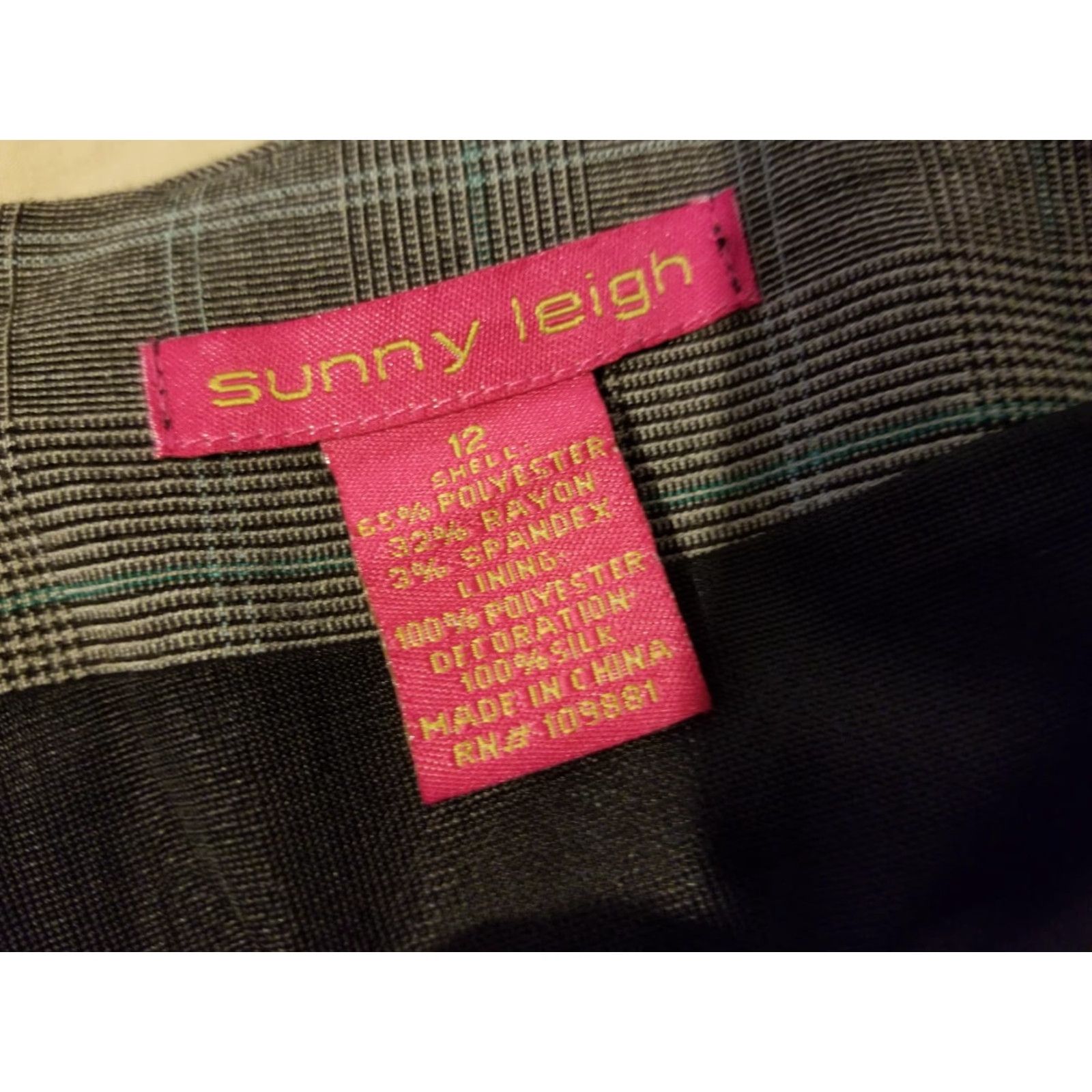 Vintage Womens Sunny Leigh Skirt 12 Grey Gray Midi A-Line Skirt Womens 12 Gray Size 34" / US 12 / IT 48 - 5 Thumbnail