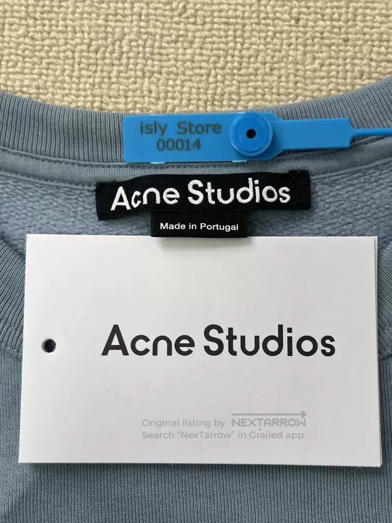 Acne Studios Acne Studios Smile Patch Crew Neck Long Sleeve Sweatshirt Size XXS / US 00 / IT 34 - 4 Thumbnail