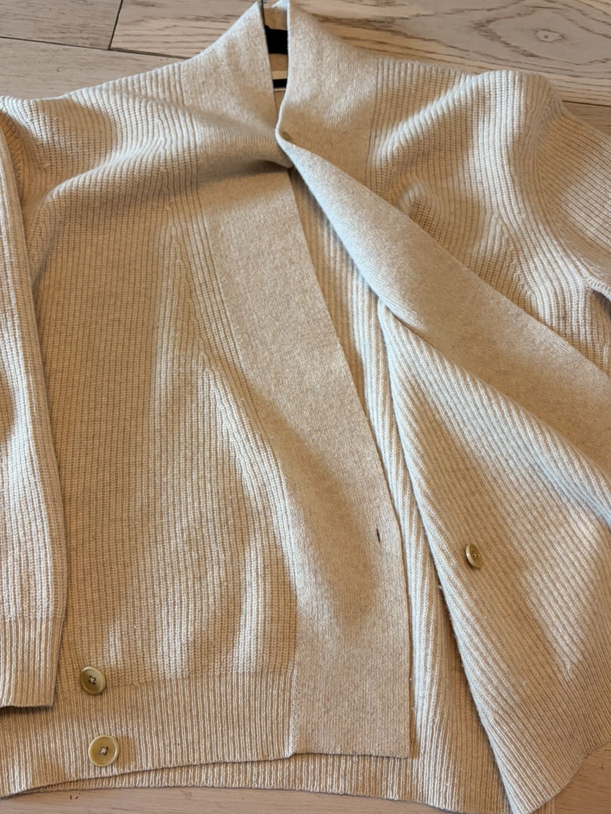 Lemaire Lemaire wrap cardigan cream Size US S / EU 44-46 / 1 - 4 Thumbnail