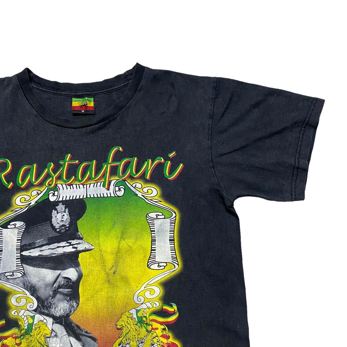 Bob Marley × Vintage Vintage Bootleg Haile Selassie Shirt Kikg Of Ethiopia Size US M / EU 48-50 / 2 - 5 Thumbnail