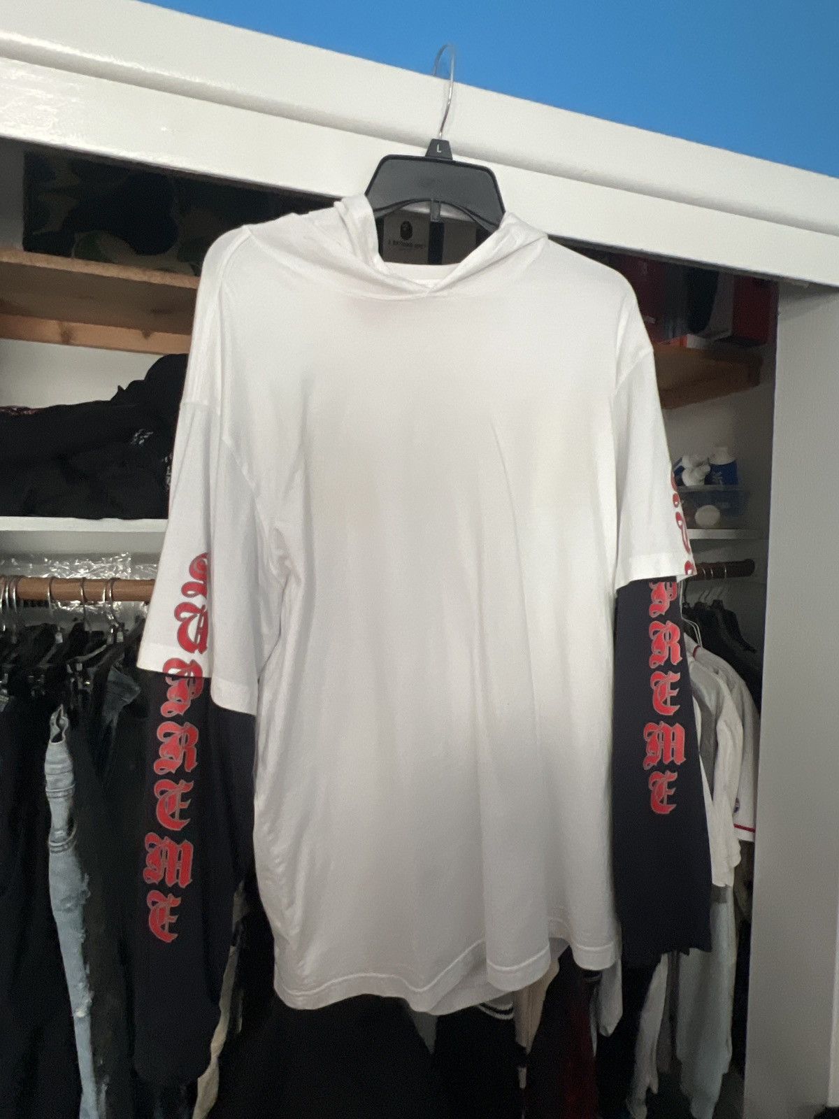 Supreme Supreme Layered Hooded L/S Top Size US L / EU 52-54 / 3 - 1 Thumbnail