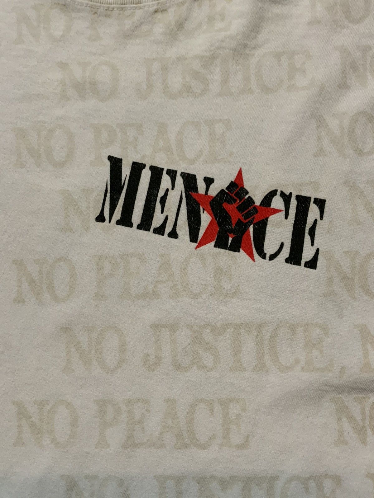 Menace Menace Los Angeles No Justice No Peace AOP Fist Star T-Shirt Size US M / EU 48-50 / 2 - 5 Thumbnail