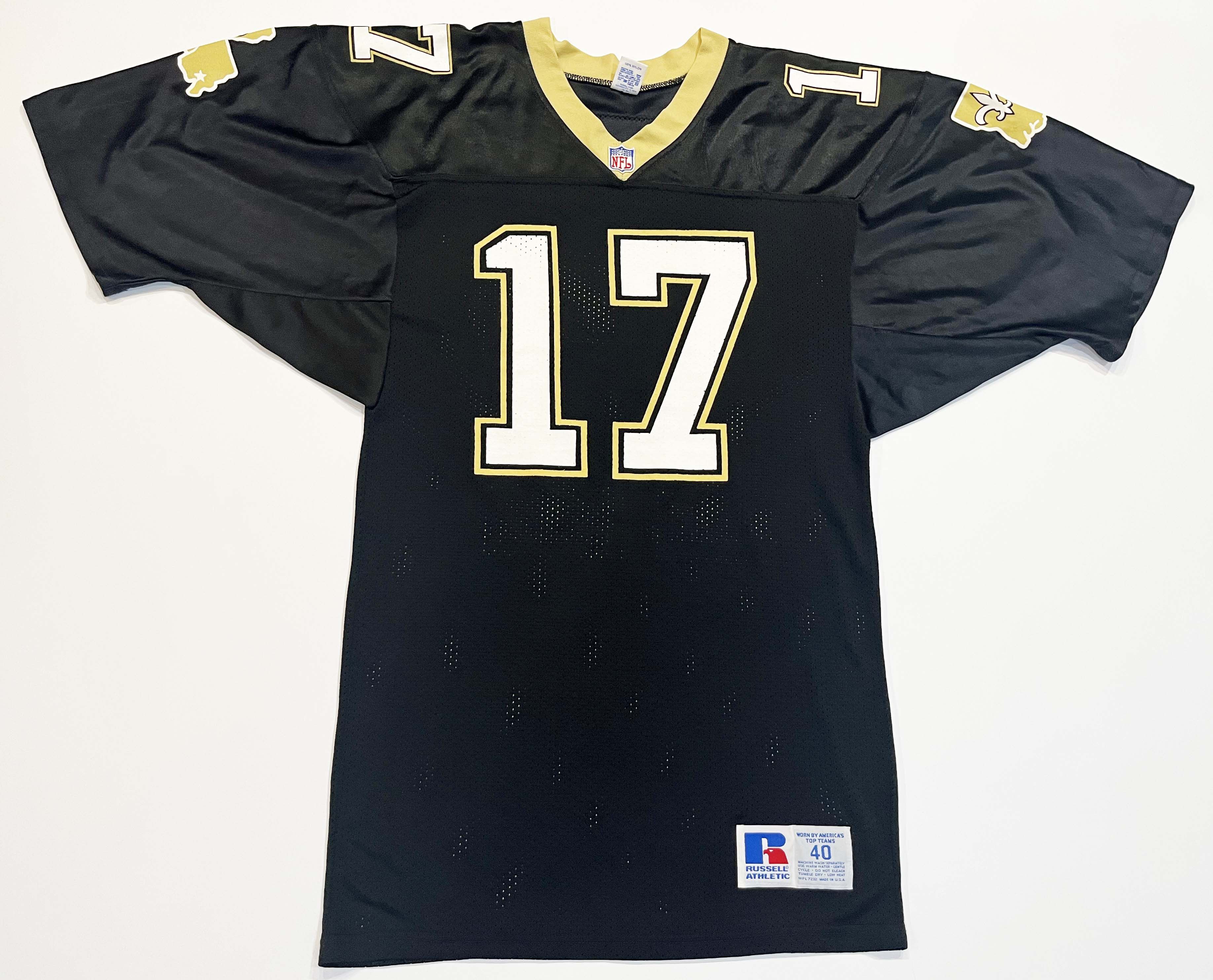 Vintage Russell NFL New Orleans Saints EVERETT #17 Jersey