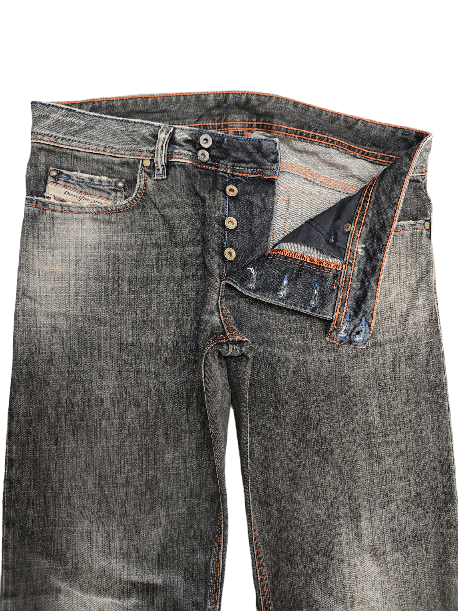 Diesel Vintage Y2k Diesel Native Embroidered Relaxed Denim Pants Size US 32 / EU 48 - 15 Thumbnail