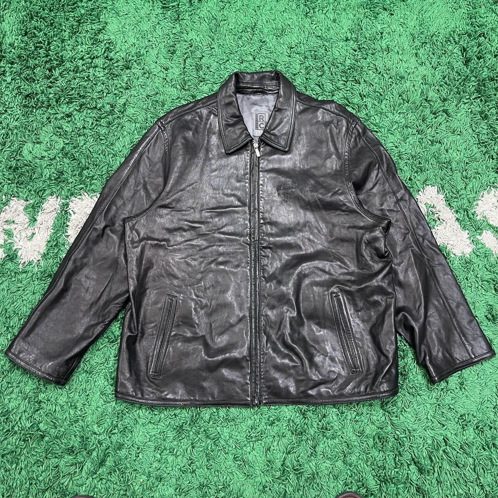 Robert Comstock Robert Comstock Expedition Genuine Leather Zip Up Jacket XXL Size US XXL / EU 58 / 5 - 1 Thumbnail