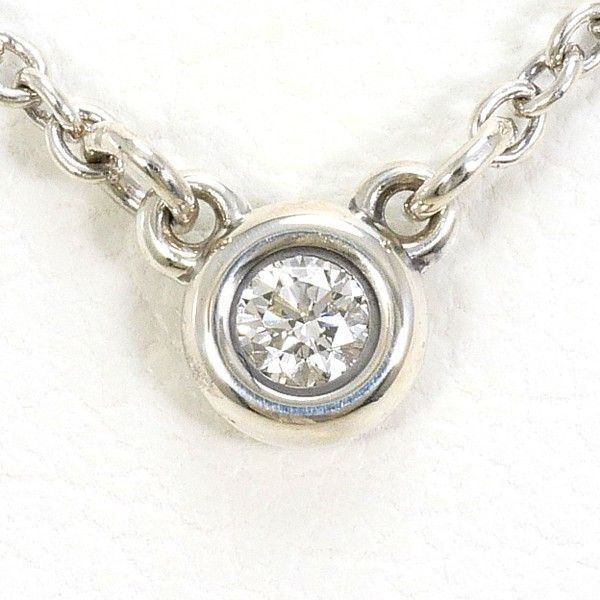 Tiffany & Co. Tiffany & Co. By the Yard 925 Silver Diamond Necklace Precious Metal Necklace DUTY FREE for USA