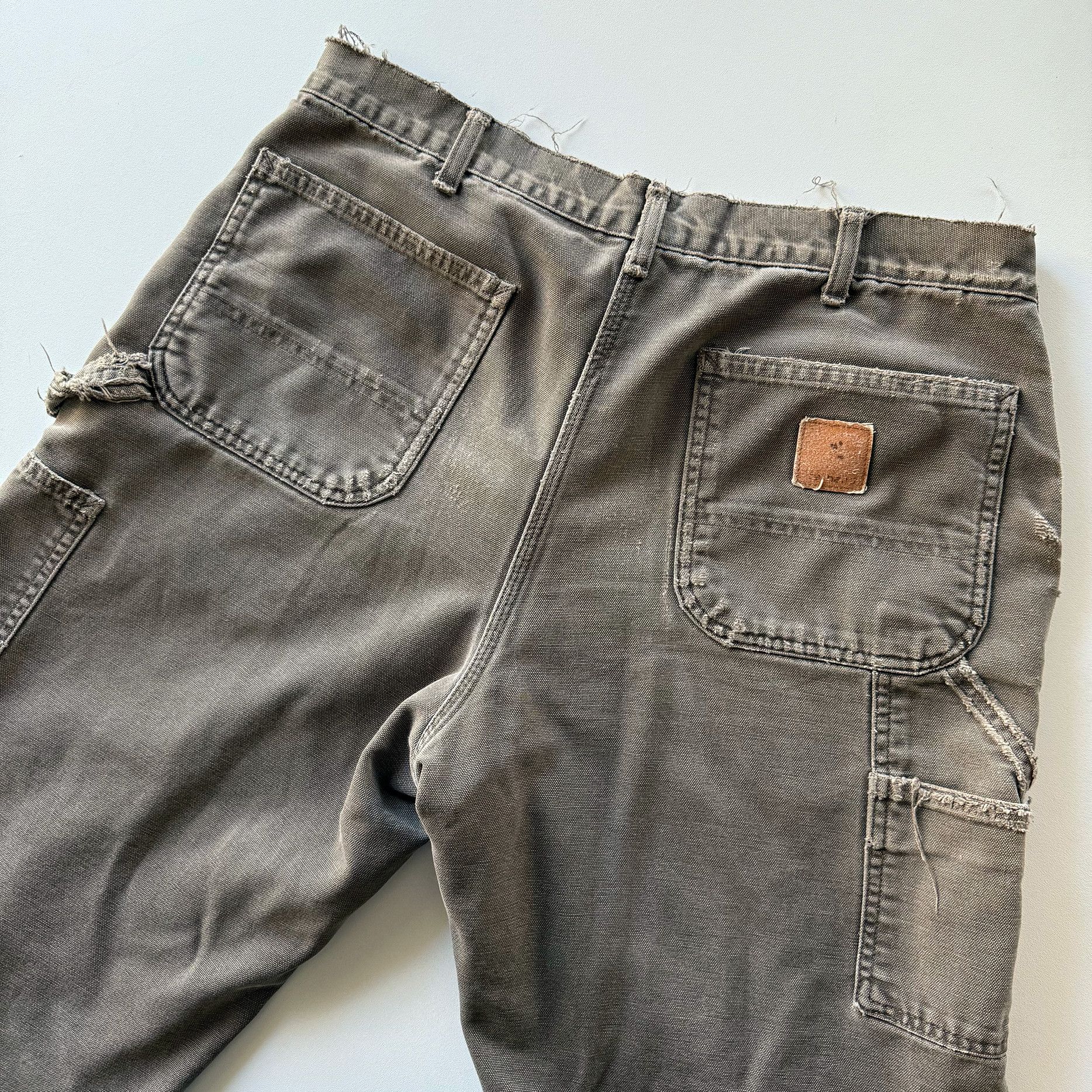 Carhartt 1990s Carhartt Distressed Blanket Lined Cargo Pants Size US 34 / EU 50 - 5 Thumbnail