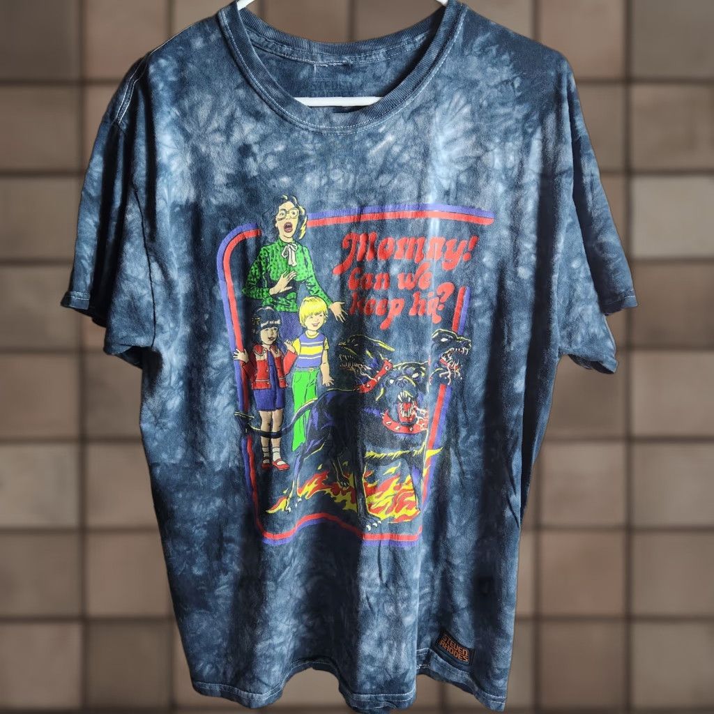 RHODE Steven Rhodes Mens |M| Gray Tie Dye Mommy Can We Keep Him T Shirt Size US M / EU 48-50 / 2 - 1 Thumbnail