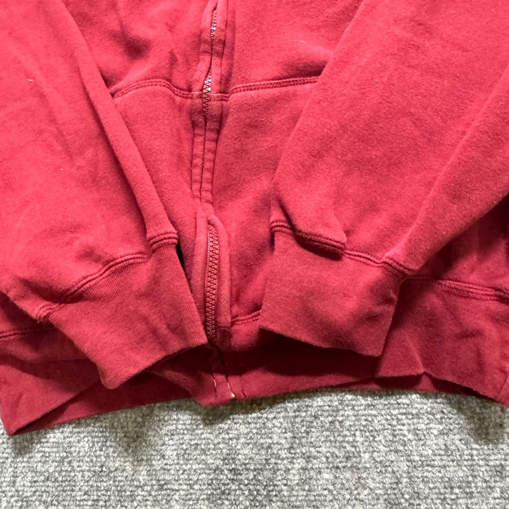 Vintage VINTAGE Washington State Full-zip Jacket Mens L Red Hooded 90s Embroidered Gray Sweatshirt Size US L / EU 52-54 / 3 - 7 Thumbnail