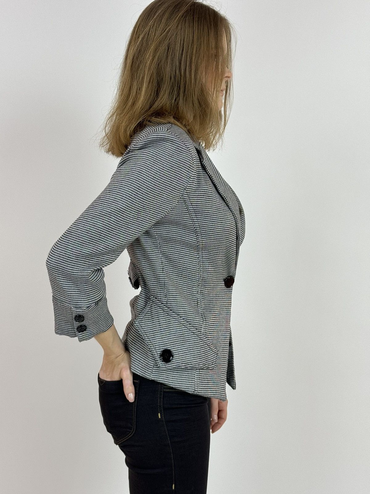 Designer × Japanese Brand MALIA Womens Blazer jacket one button size M Size XS / US 0-2 / IT 36-38 - 5 Thumbnail