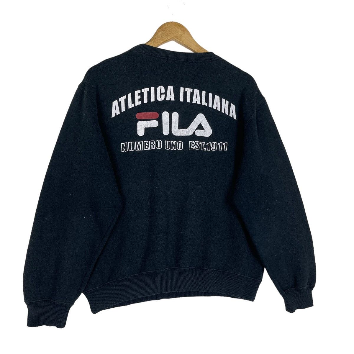 Fila Vintage 90s Fila Big Logo Crewneck Sweatshirt Size US S / EU 44-46 / 1 - 2 Thumbnail