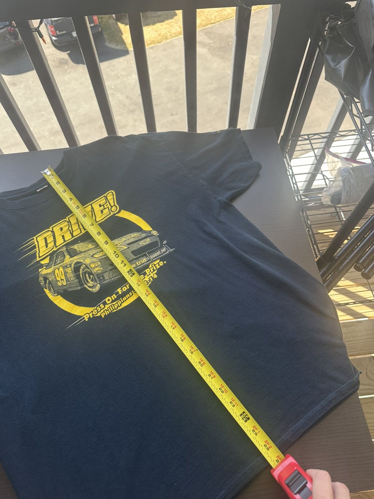 Other Vintage Thrifted Drive Racing Car Graphic T-Shirt Size XL Size US XL / EU 56 / 4 - 7 Thumbnail