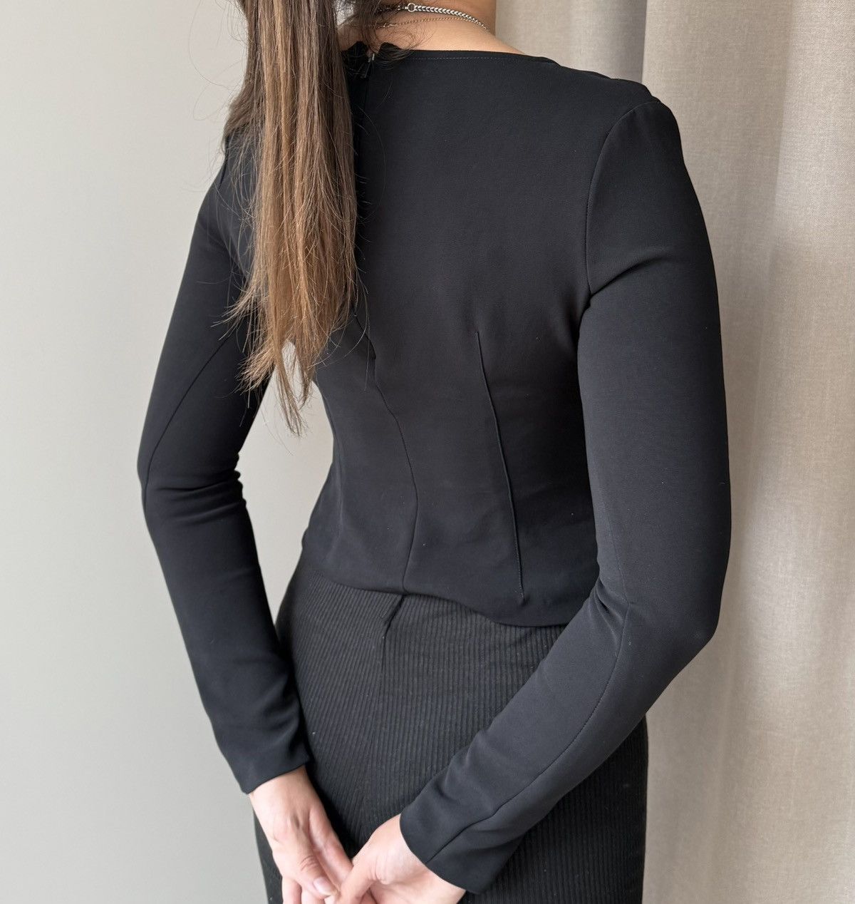1017 ALYX 9SM 1017 ALYX 9SM Black T-Shirt Long Sleeve Size M / US 6-8 / IT 42-44 - 2 Thumbnail