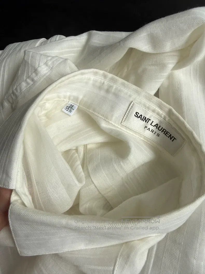 Saint Laurent Paris Saint Laurent Paris size 39 Limited Edition Pure White Semi Size US M / EU 48-50 / 2 - 7 Thumbnail