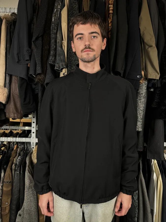 Emporio Armani SS2016 Emporio Armani Black Minimalist Biker Jacket Size US L / EU 52-54 / 3 - 2 Thumbnail