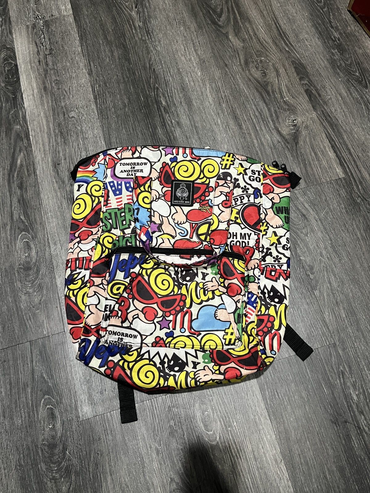 Hysteric Glamour × Japanese Brand 2 Way Hysteric Glamours Mini Backpack & Tote Bag Full Print Size ONE SIZE - 2 Thumbnail
