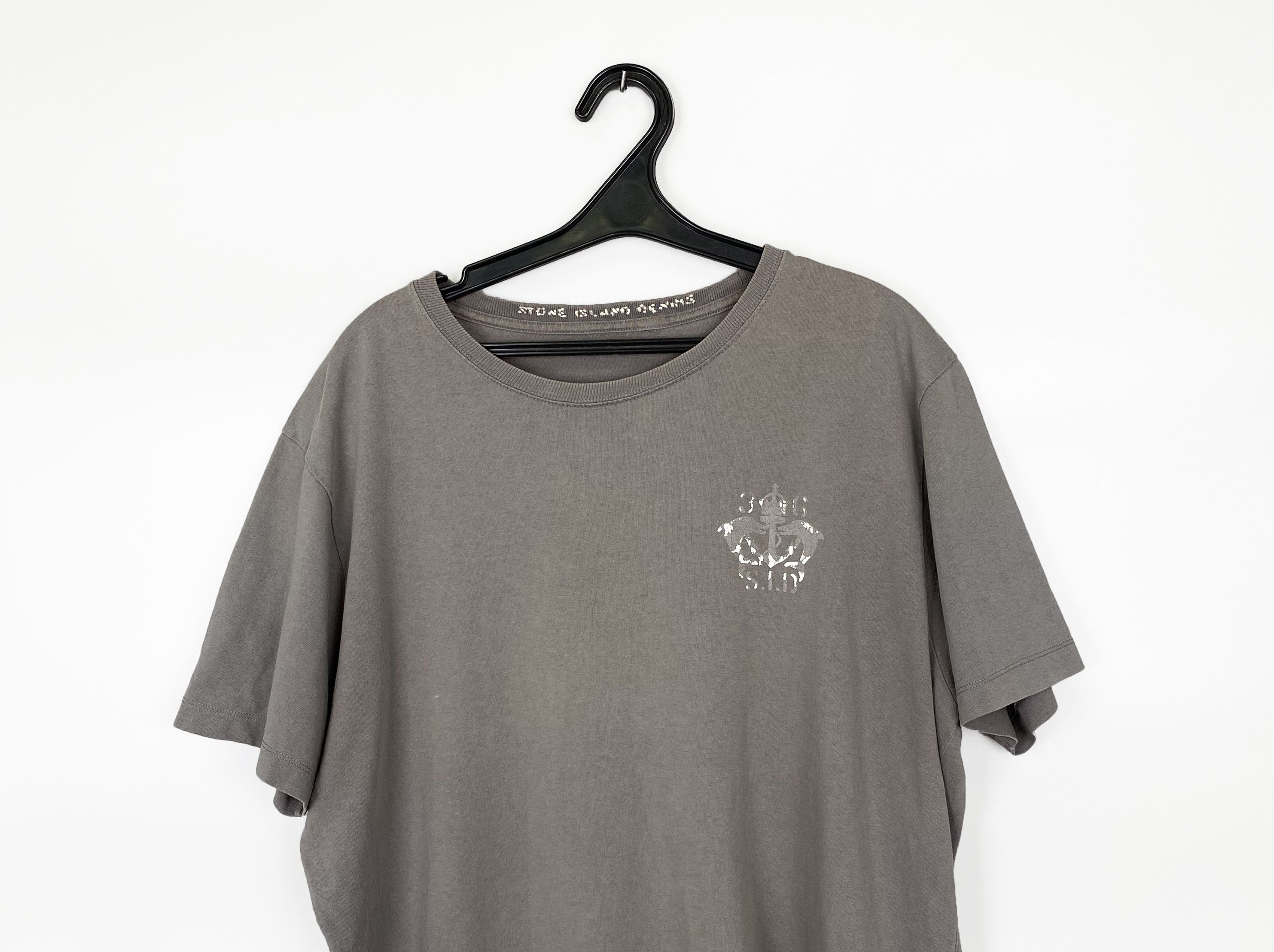 Stone Island Vintage STONE ISLAND Denim T-Shirt Size US L / EU 52-54 / 3 - 4 Thumbnail