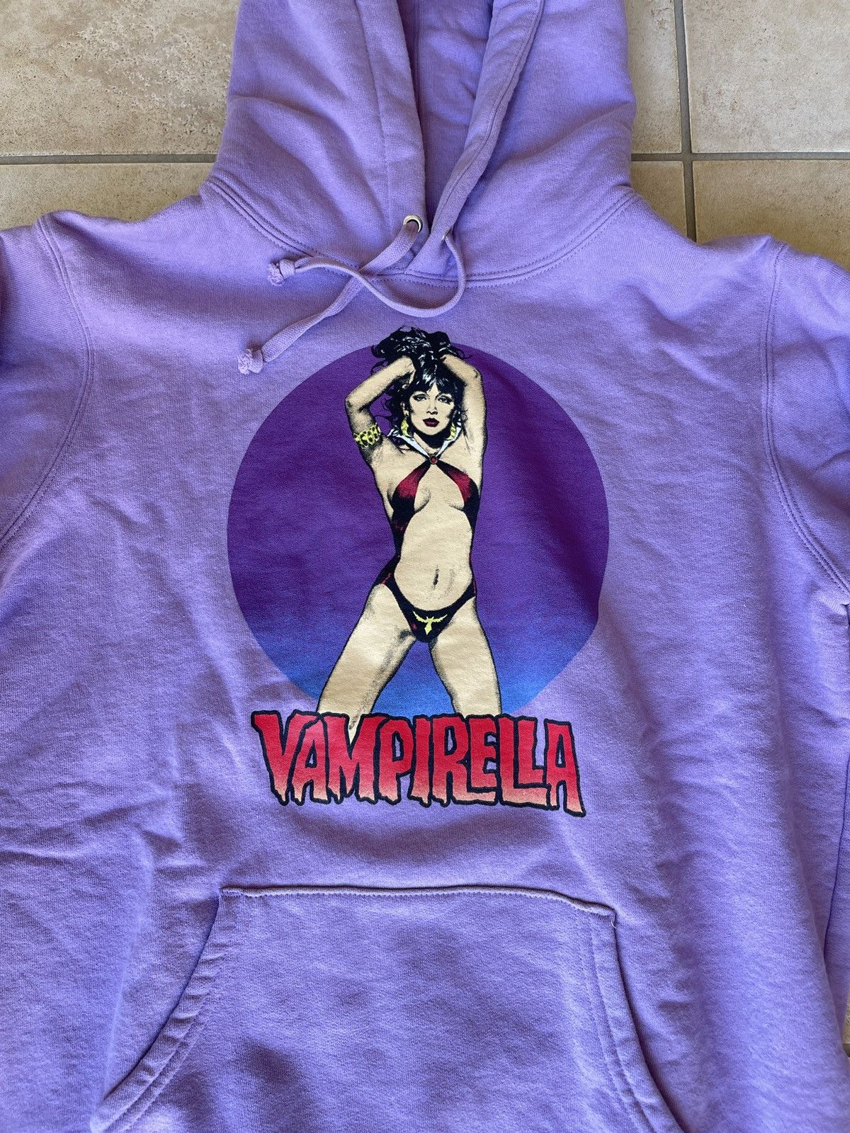 Supreme Vampirella Hooded Sweatshirt Cotton crossgrain fleece Purple Size US S / EU 44-46 / 1 - 1 Thumbnail