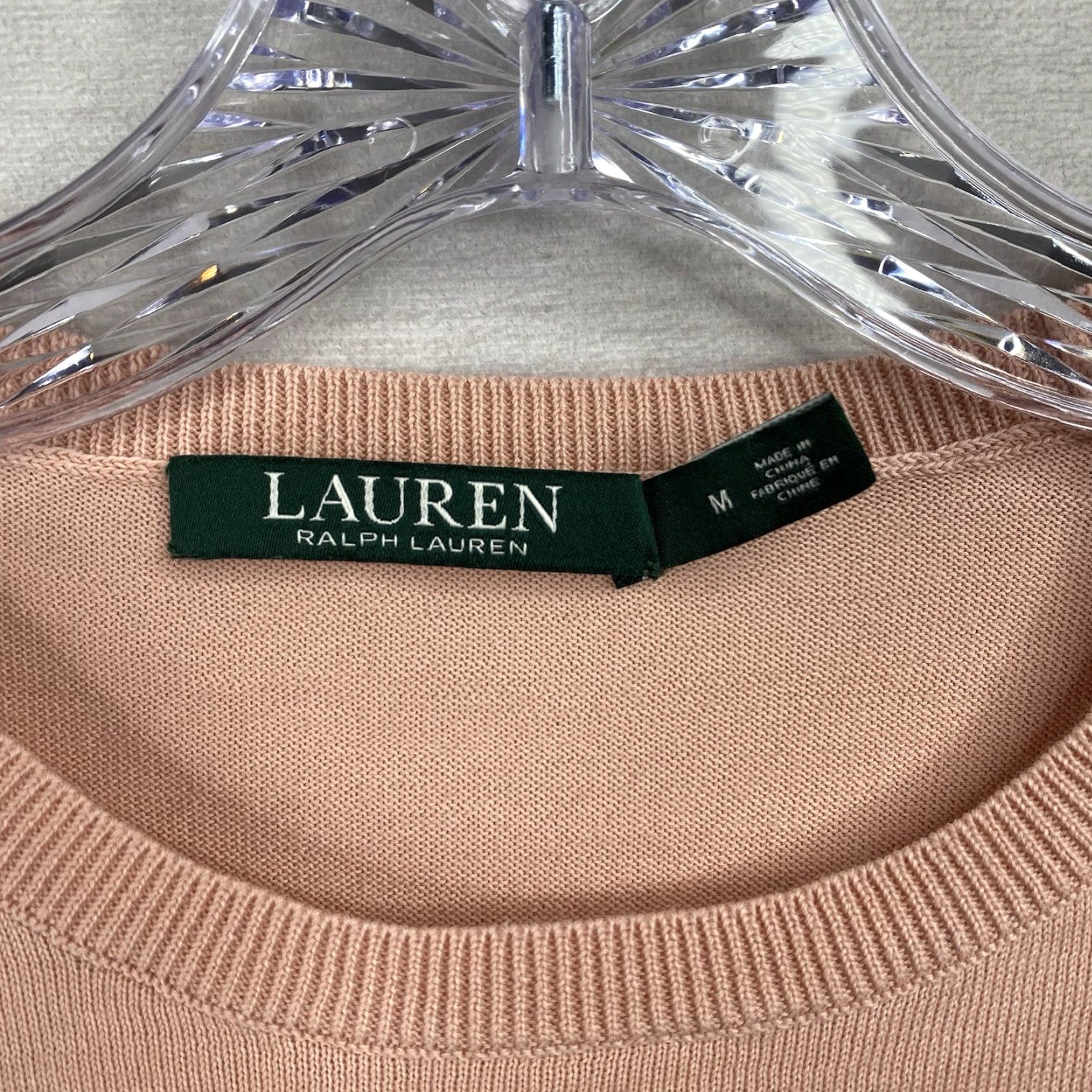 Ralph Lauren Ralph Lauren Sweater Womens M Pink Long Sleeve Crew Neck Ruffle Lightweight Classic Knit Pullover Size M / US 6-8 / IT 42-44 - 4 Thumbnail