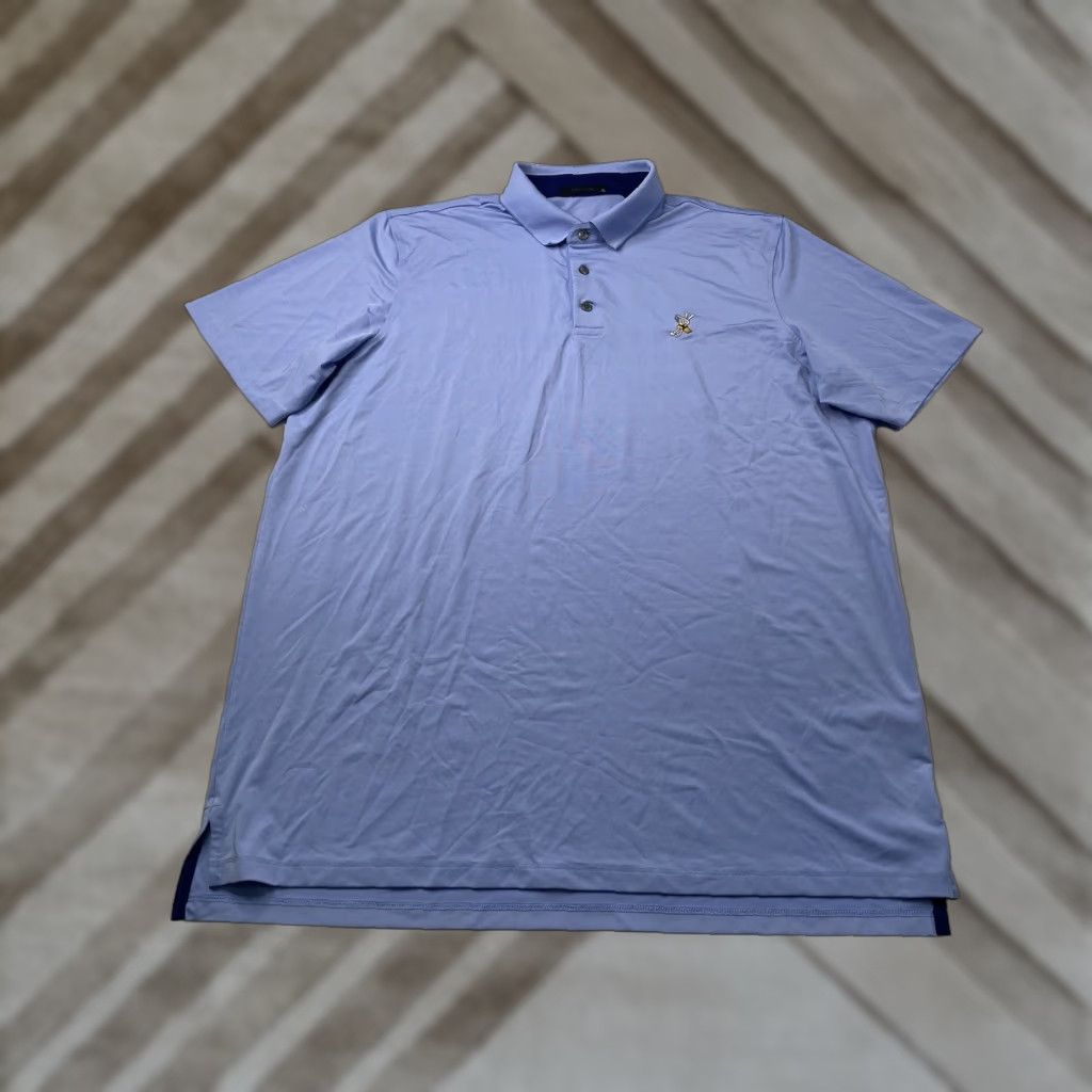 Vintage Greyson Polo Shirt Mens XL Winged Foot Golf Club Performance Blue Size US XL / EU 56 / 4 - 1 Thumbnail